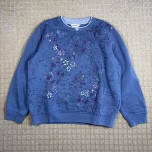 Northern Reflections Floral Sweatshirt M